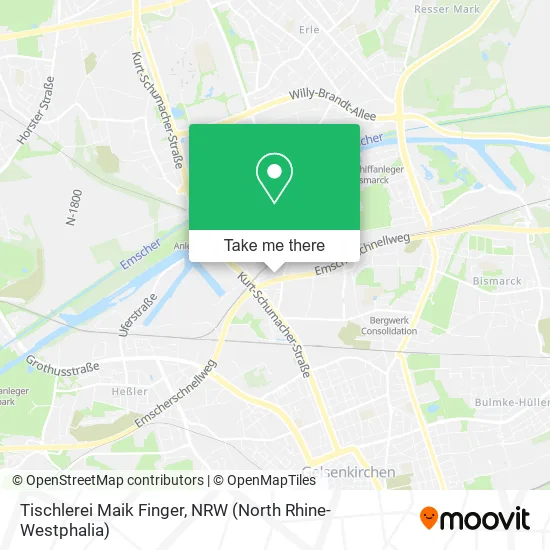 Tischlerei Maik Finger map