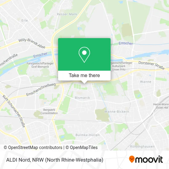 ALDI Nord map