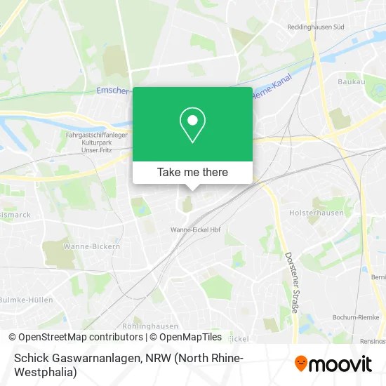 Карта Schick Gaswarnanlagen