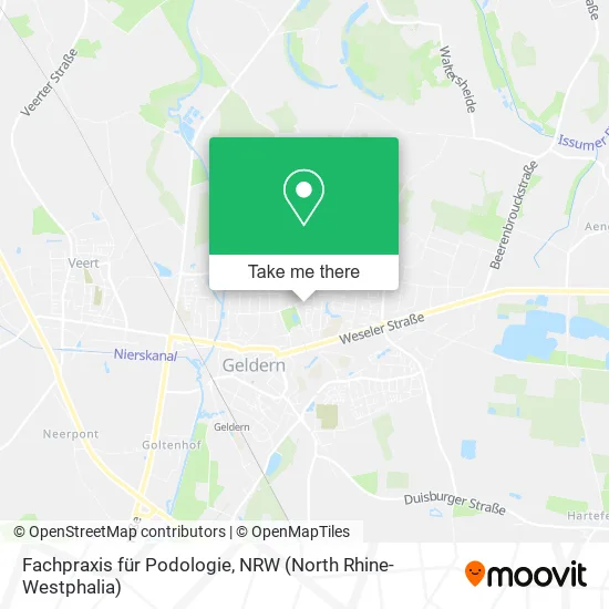 Карта Fachpraxis für Podologie