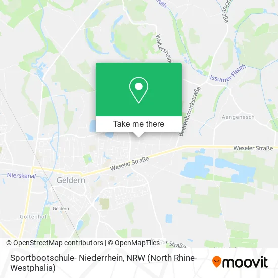 Карта Sportbootschule- Niederrhein