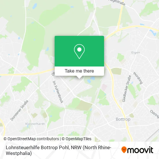 Карта Lohnsteuerhilfe Bottrop Pohl