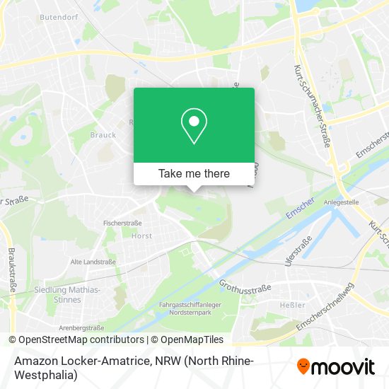 Карта Amazon Locker-Amatrice