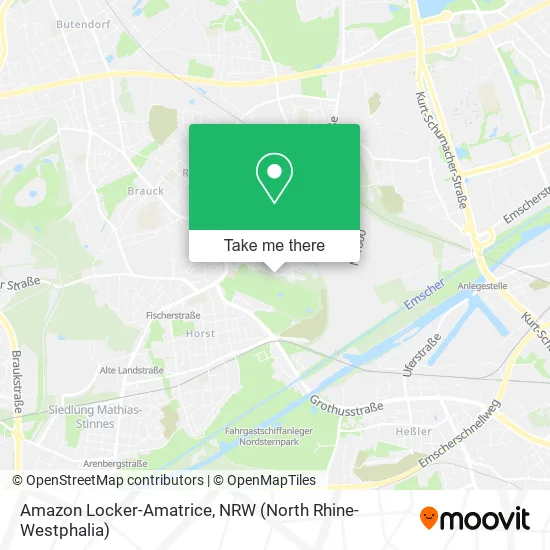 Карта Amazon Locker-Amatrice