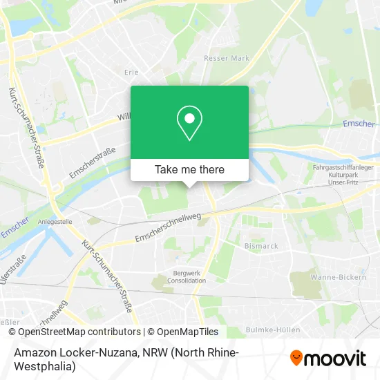 Карта Amazon Locker-Nuzana