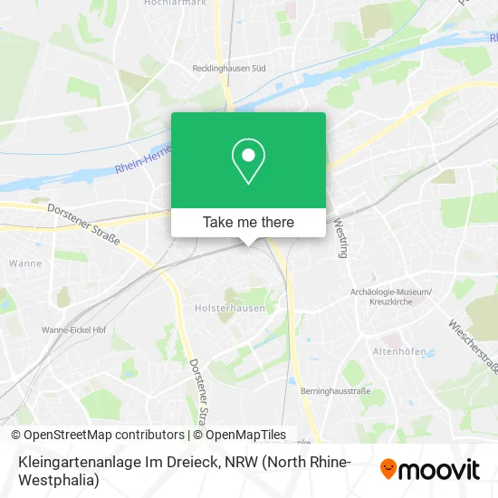 Карта Kleingartenanlage Im Dreieck