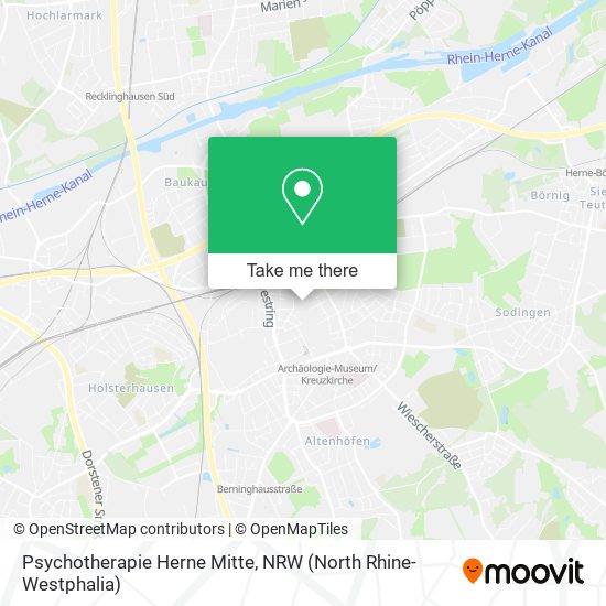 Psychotherapie Herne Mitte map