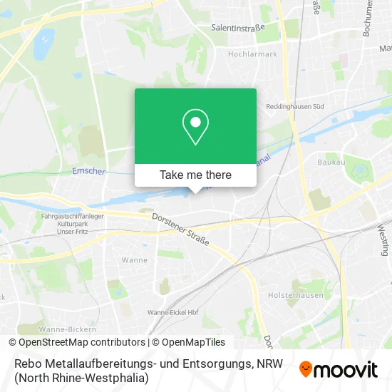 Карта Rebo Metallaufbereitungs- und Entsorgungs