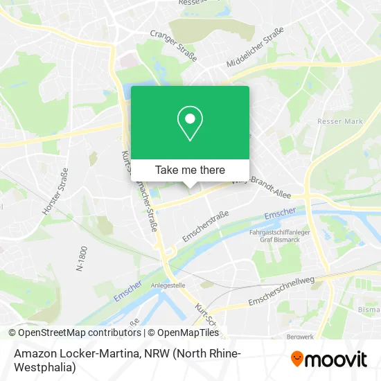 Карта Amazon Locker-Martina