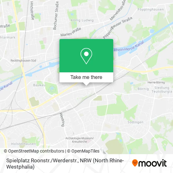 Карта Spielplatz Roonstr./Werderstr.