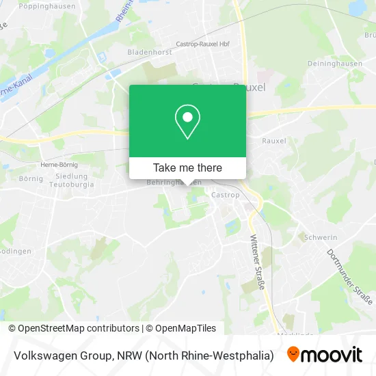 Карта Volkswagen Group