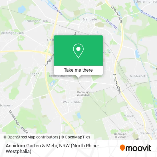 Карта Annidom Garten & Mehr