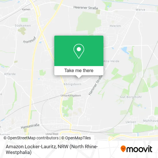 Amazon Locker-Lauritz map