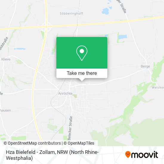 Hza Bielefeld - Zollam map