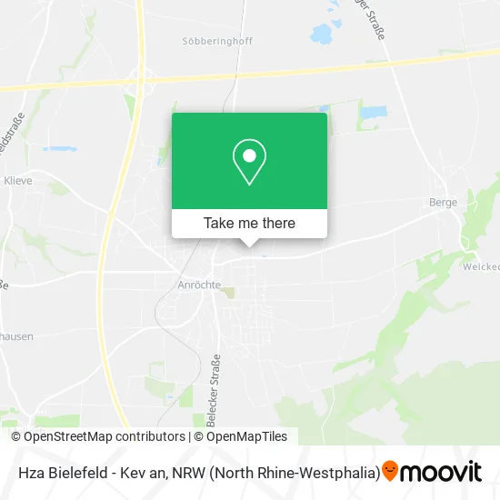 Карта Hza Bielefeld - Kev an