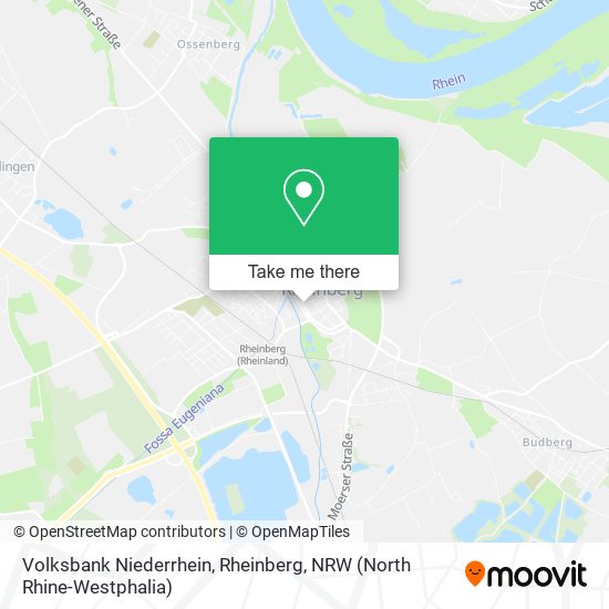 Volksbank Niederrhein, Rheinberg map