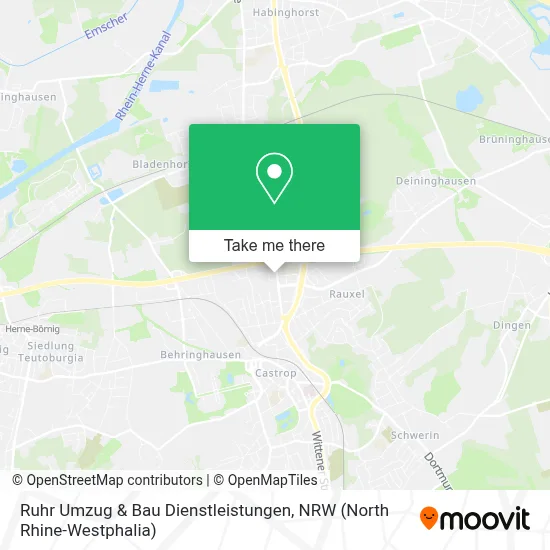 Ruhr Umzug & Bau Dienstleistungen map