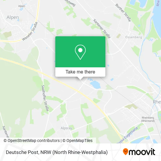 Карта Deutsche Post