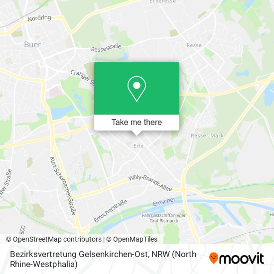 Bezirksvertretung Gelsenkirchen-Ost map