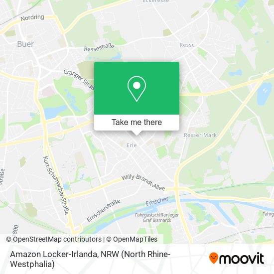 Amazon Locker-Irlanda map