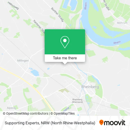 Supporting Experts map