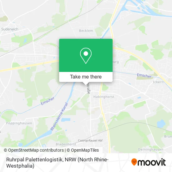 Карта Ruhrpal Palettenlogistik