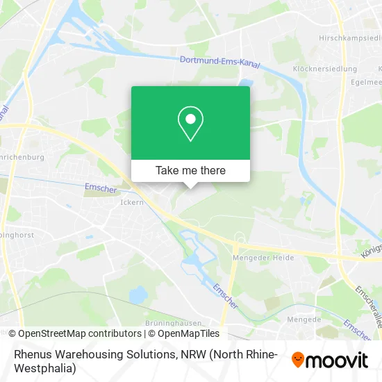 Карта Rhenus Warehousing Solutions