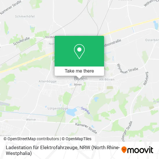 Карта Ladestation für Elektrofahrzeuge