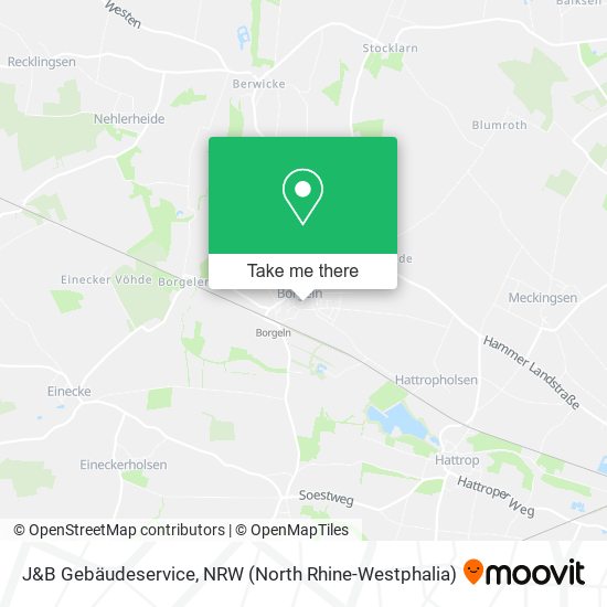 J&B Gebäudeservice map