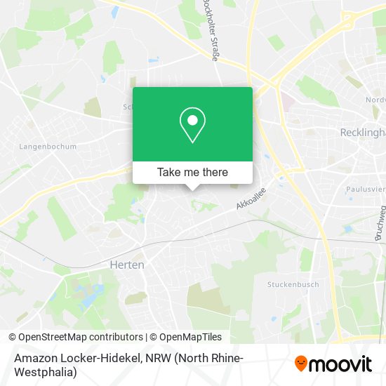 Amazon Locker-Hidekel map