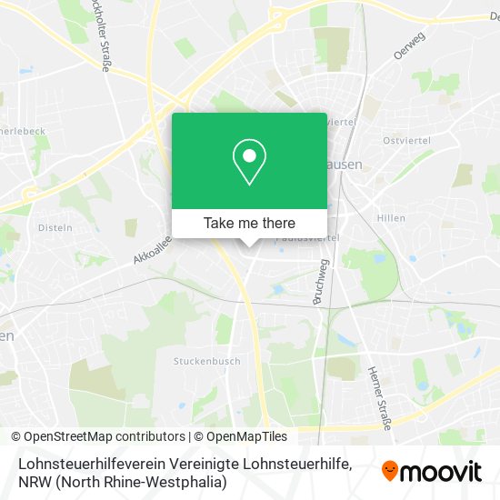 Карта Lohnsteuerhilfeverein Vereinigte Lohnsteuerhilfe