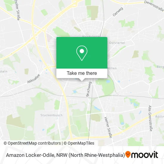 Карта Amazon Locker-Odile