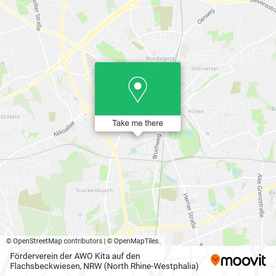 Förderverein der AWO Kita auf den Flachsbeckwiesen map