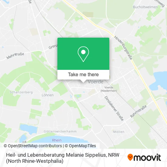 Карта Heil- und Lebensberatung Melanie Sippelius