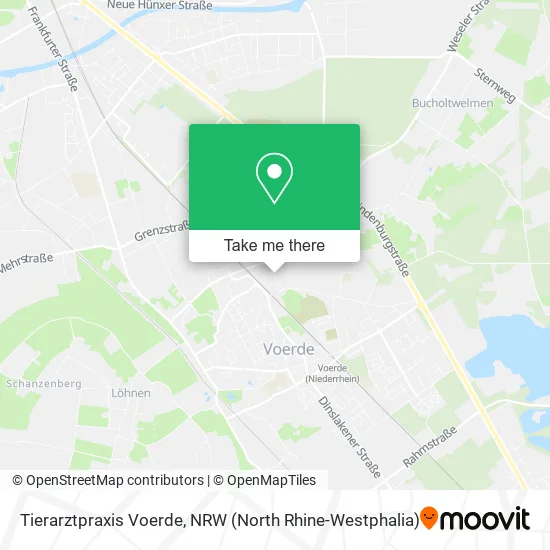 Карта Tierarztpraxis Voerde