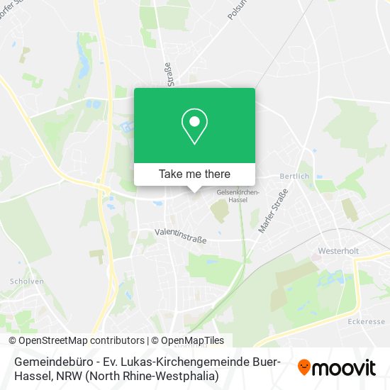 Gemeindebüro - Ev. Lukas-Kirchengemeinde Buer-Hassel map