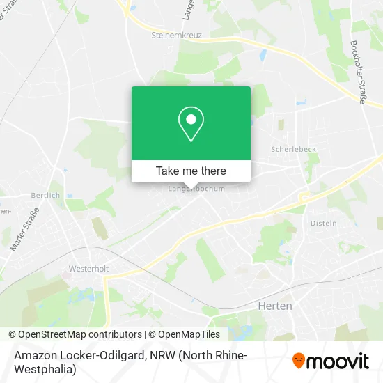 Карта Amazon Locker-Odilgard