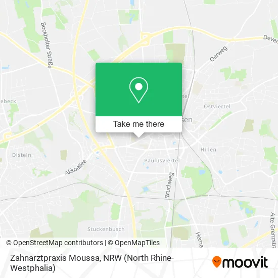 Карта Zahnarztpraxis Moussa