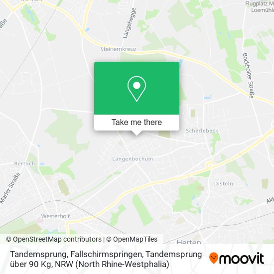 Tandemsprung, Fallschirmspringen, Tandemsprung über 90 Kg map