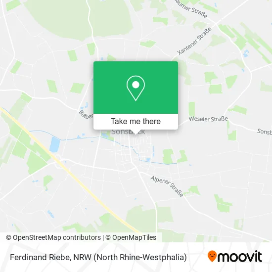 Карта Ferdinand Riebe