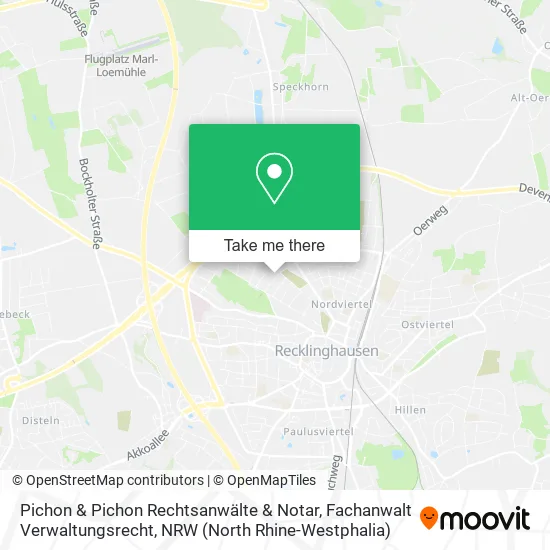 Карта Pichon & Pichon Rechtsanwälte & Notar, Fachanwalt Verwaltungsrecht