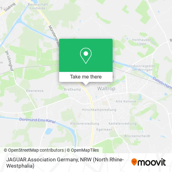 Карта JAGUAR Association Germany