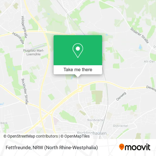 Карта Fettfreunde