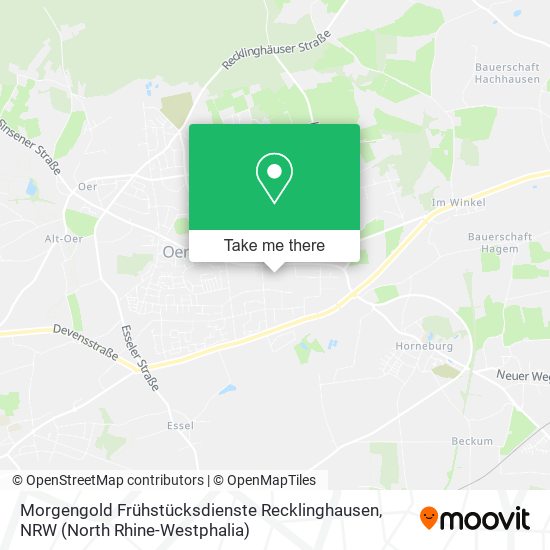 Morgengold Frühstücksdienste Recklinghausen map