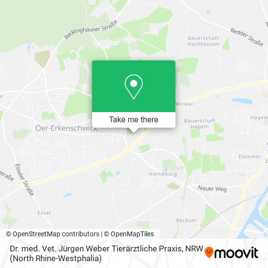 Dr. med. Vet. Jürgen Weber Tierärztliche Praxis map