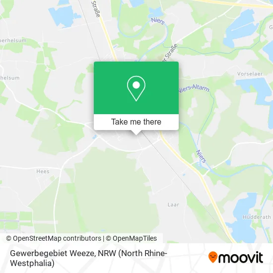 Карта Gewerbegebiet Weeze