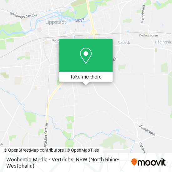 Wochentip Media - Vertriebs map