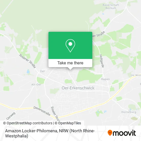 Карта Amazon Locker-Philomena