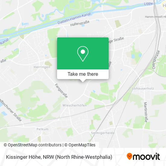 Карта Kissinger Höhe