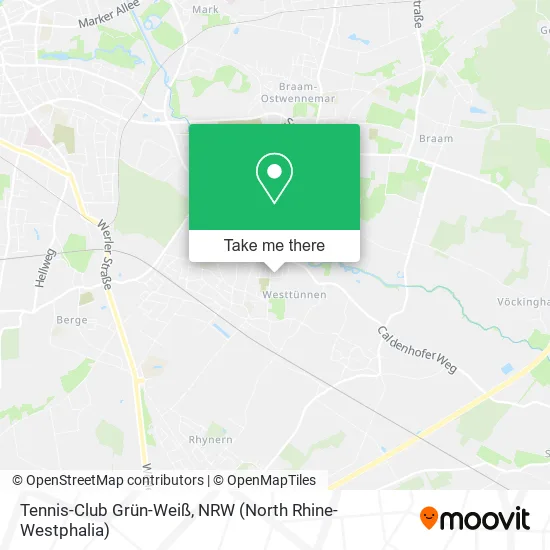 Карта Tennis-Club Grün-Weiß